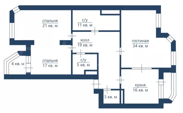 Продажа квартиры площадью 142 м² 10 этаж в Доминион по адресу Раменки, Ломоносовский пр-т, 25
